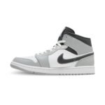 Air Jordan 1 Mid Light Smoke Grey Anthracite - Image 3
