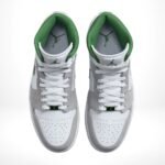 Air Jordan 1 Mid Grey Pine Green SE - Image 4