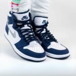 Air Jordan 1 Retro High CO.JP Midnight Navy White 2020 - Image 7