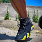 Air Jordan 14 Retro Thunder Black Tour Yellow - Image 9
