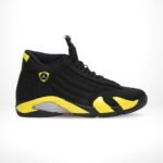 Air Jordan 14 Retro Thunder Black Tour Yellow