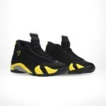 Air Jordan 14 Retro Thunder Black Tour Yellow - Image 2