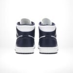 Air Jordan 1 Mid Obsidian Blue White - Image 5
