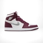 Air Jordan 1 Retro High OG Bordeaux Silver White 2021