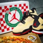 Air Jordan 4 Retro Pizza Sesame White - Image 7