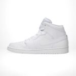 Air Jordan 1 Retro Mid White Pure Platinum - Image 3