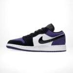 Air Jordan 1 Low Court Purple Black - Image 3