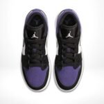 Air Jordan 1 Low Court Purple Black - Image 5