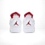 Air Jordan 4 Metallic Pack White Red - Image 5
