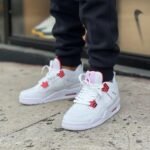 Air Jordan 4 Metallic Pack White Red - Image 8