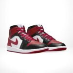 Air Jordan 1 Mid Alternate Bred Toe - Image 2