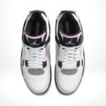 Air Jordan 4 Retro x Paris Saint-Germain Bordeaux White - Image 4