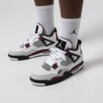 Air Jordan 4 Retro x Paris Saint-Germain Bordeaux White - Image 7