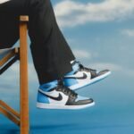 Air Jordan 1 Retro High OG UNC Toe Blue - Image 8