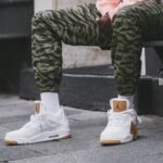 Air Jordan 4 Retro x Levis White Denim - Image 8