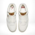 Air Jordan 4 Retro x Levis White Denim - Image 4