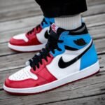 Air Jordan 1 Retro High OG Fearless Blue Red - Image 8