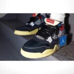 Air Jordan 4 Retro x Nike Union LA Off Noir - Image 8
