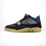 Air Jordan 4 Retro x Nike Union LA Off Noir - Image 3