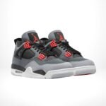 Air Jordan 4 Retro Infrared Grey Orange - Image 2