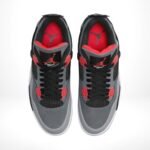 Air Jordan 4 Retro Infrared Grey Orange - Image 4