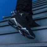 Air Jordan 7 Retro Chambray Black Blue - Image 8