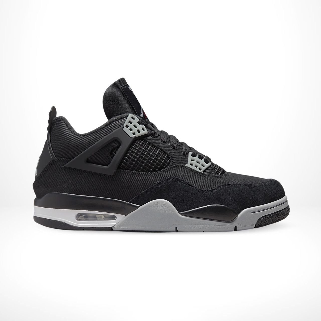 TKH-AJ-0870.jpg Air Jordan 4 Retro SE Black Canvas Light Steel - Image 1