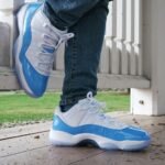 Air Jordan 11 UNC University Blue White - Image 7