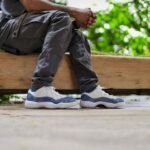 Air Jordan 11 UNC University Blue White - Image 6