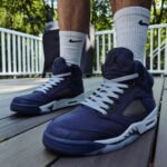 Air Jordan 5 Retro Georgetown Midnight Navy - Image 7