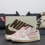 Air Jordan 1 Retro Low OG SP x Travis Scott Sail Shy Pink - Image 7