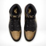 Air Jordan 1 Retro High OG Metallic Gold Black - Image 6