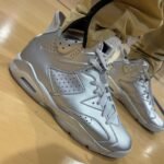 Air Jordan 6 Retro x Paris Saint Germain Silver - Image 8
