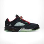 Air Jordan 5 Retro Low x CLOT Jade Black