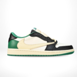 Air Jordan 1 Retro Low OG X Travis Scott X Fragment Design Pine Green