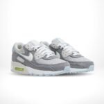 Air Max 90 Recycled Canvas Vast Grey Blue White - Image 2