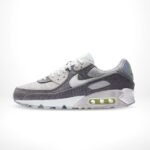 Air Max 90 Recycled Canvas Vast Grey Blue White - Image 3