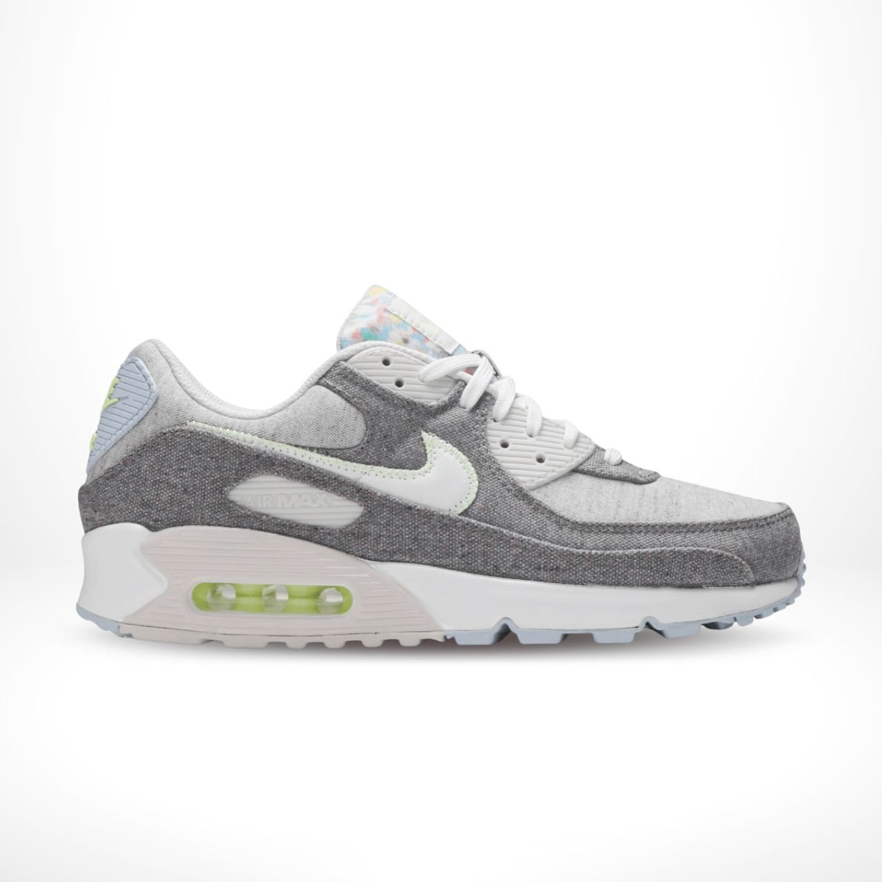 TKH-NK-0042.jpg Air Max 90 Recycled Canvas Vast Grey Blue White - Image 1