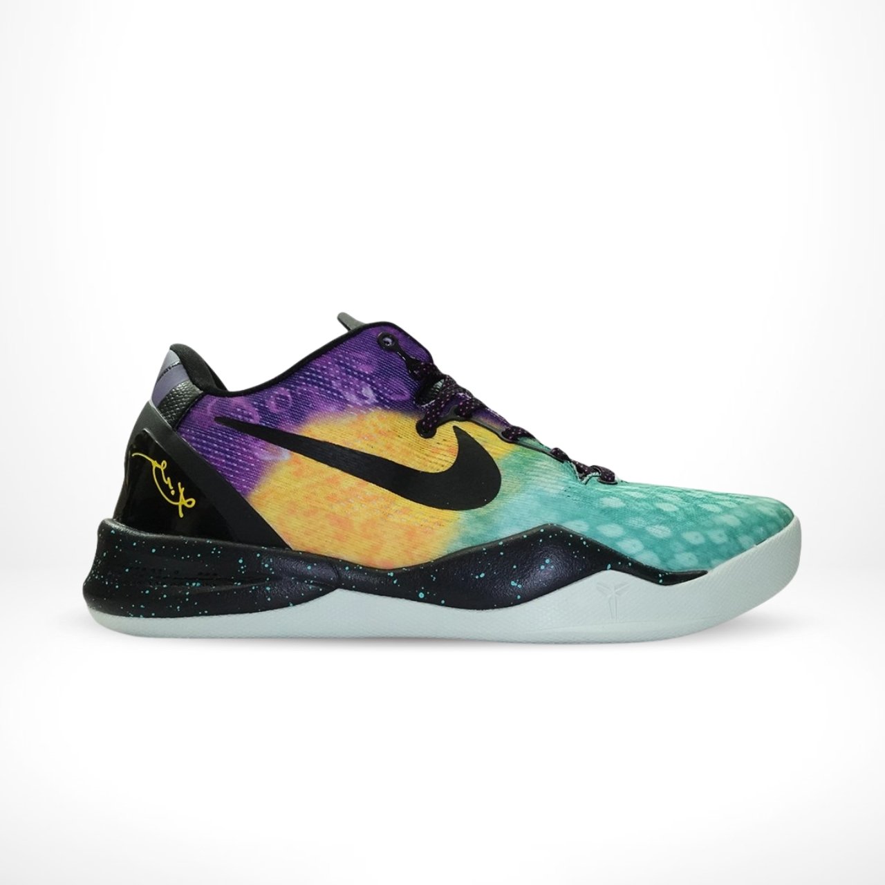 TKH-NK-0067.jpg Nike Kobe 8 Easter Black Purple Green - Image 1