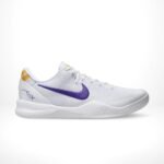 Nike Kobe 8 Protro Lakers Home White 