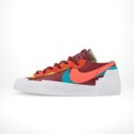 Nike KAWS x sacai x Blazer Low Team Red - Image 3