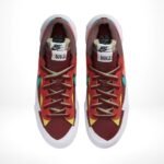 Nike KAWS x sacai x Blazer Low Team Red - Image 4